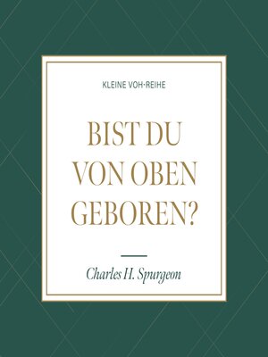 cover image of Bist du von oben geboren?
